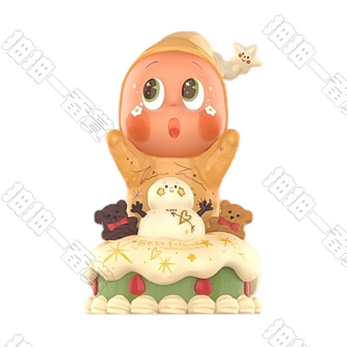 星星人美味時刻系列 隱藏款 抹茶奶油雪(拆盒未拆袋)