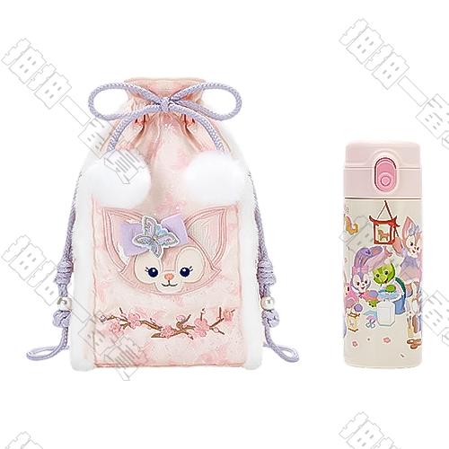 2026新春系列 玲娜貝兒斜挎帶杯套保溫杯 毛絨公仔