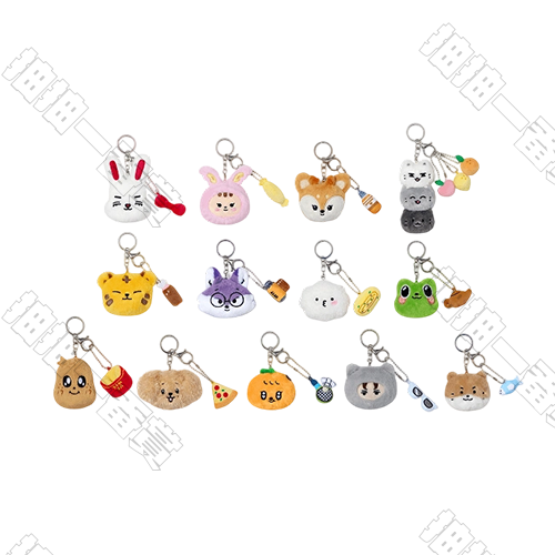 SEVENTEEN|毛絨大頭吊飾(隨機出貨)