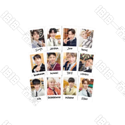 SEVENTEEN｜HOLIDAY 拍立得貼紙卡(隨機出貨)
