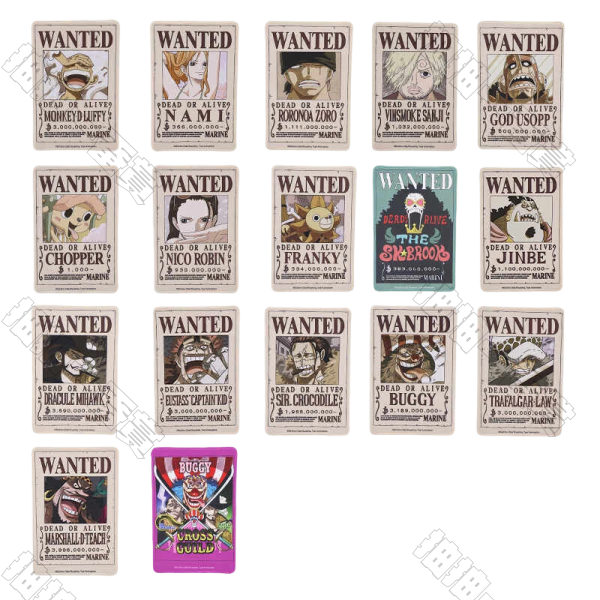 TOEI｜航海王 通緝令桌面滑鼠墊(隨機出貨)