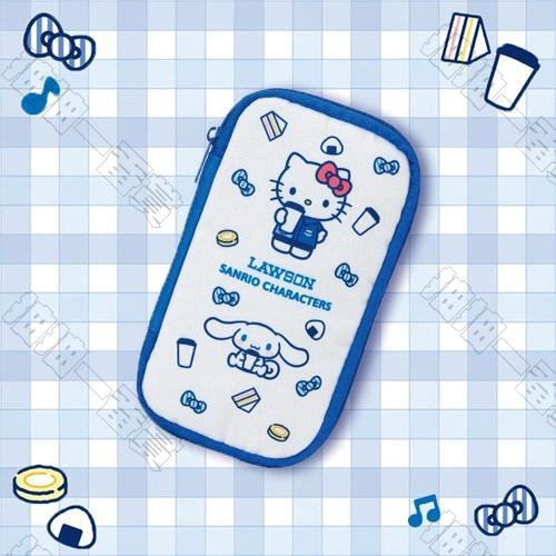 日版 羅森 × 大耳狗&凱蒂貓 主題拉鍊包