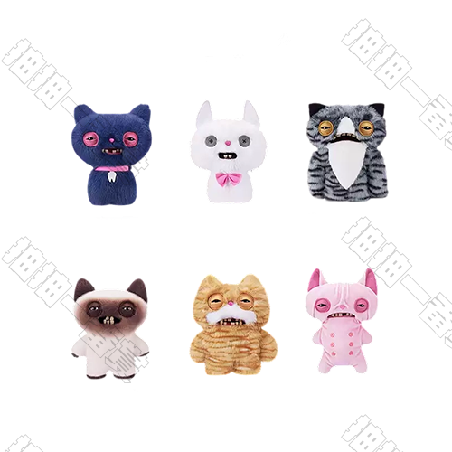 Fuggler｜牙齒怪 暗巷夜貓系列 毛絨公仔(隨機出貨)