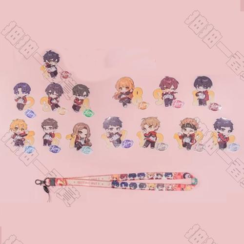 陸版 手机挂绳+全员大号贴纸