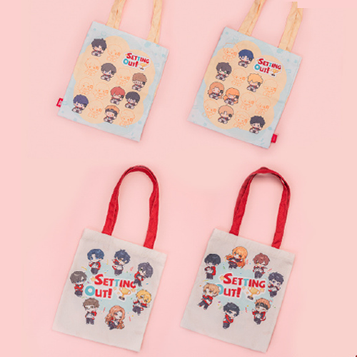 陸版 雙面帆布袋(隨機出貨)