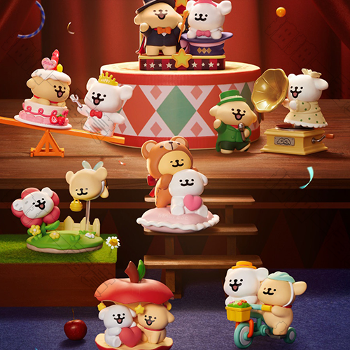 PLZDOT｜線條小狗 幸福瞬間系列 盲盒公仔(隨機出貨)