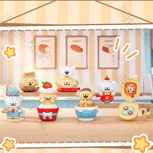 TOPTOY｜線條小狗 烘焙日記系列 可動公仔盲盒(隨機出貨)
