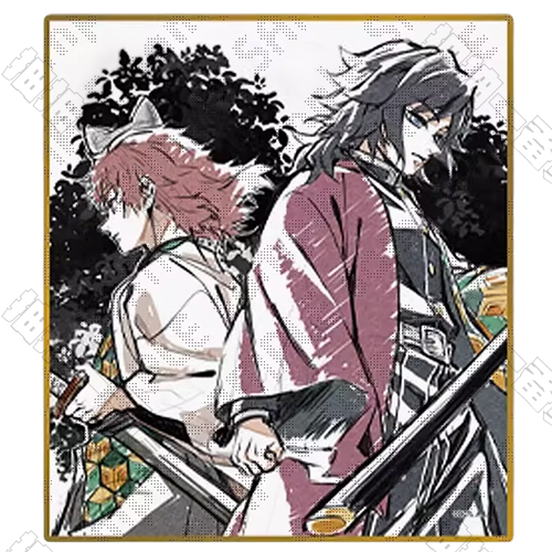 ufotable｜鬼滅之刃 壓克力色紙抽賞 B池27 富岡義勇&錆兔[26年6月發售]