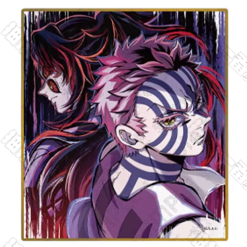 ufotable｜鬼滅之刃 壓克力色紙抽賞 B池22 黑死牟&猗窩座[26年6月發售]