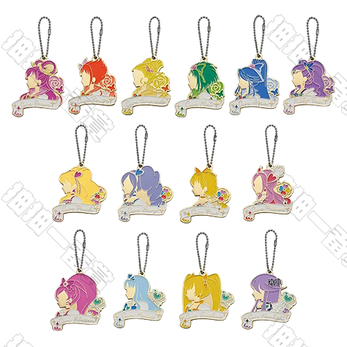 日版 角色剪影金屬吊飾(隨機出貨)