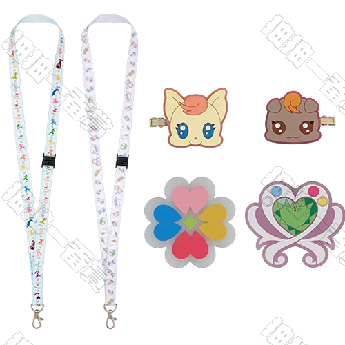 日版 掛繩&軟膠髮夾&軟膠杯墊(隨機出貨)