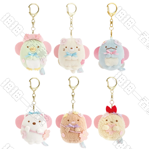 San-x｜角落生物 櫻花精靈系列 毛絨掛件(隨機出貨)