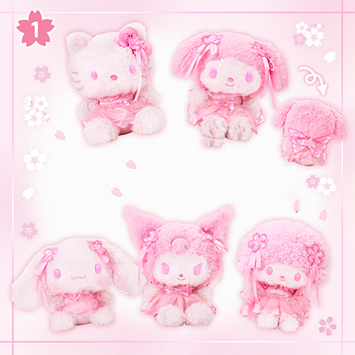 Sanrio｜櫻花精靈系列 毛絨公仔(隨機出貨)