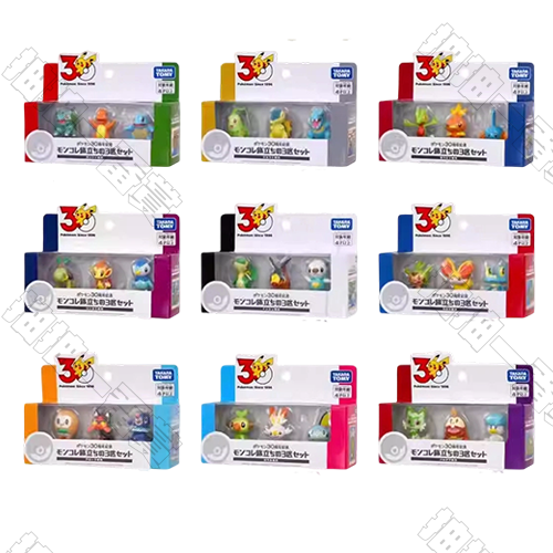 TOMY｜寶可夢30週年 MONCOLLE御三家 套組(隨機出貨)