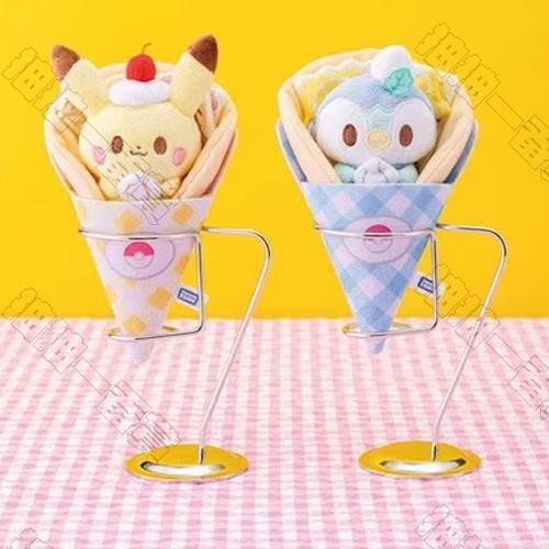 TOMY｜可麗餅波加曼&可麗餅皮卡丘 毛絨公仔(隨機出貨)