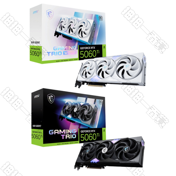 MSI｜GeForce RTX 5060 Ti 8G GAMING TRIO OC 顯示卡(隨機出貨)
