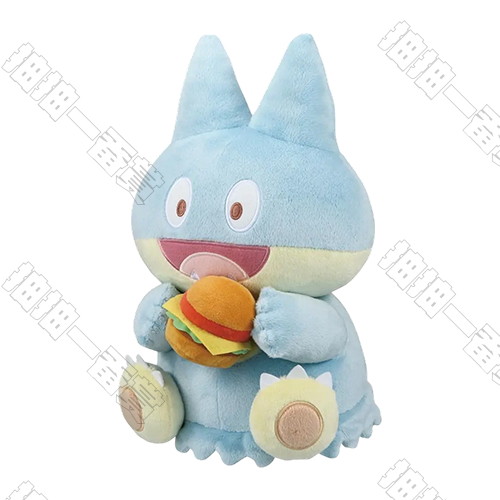 陸版 小卡比獸毛絨公仔 不可回收