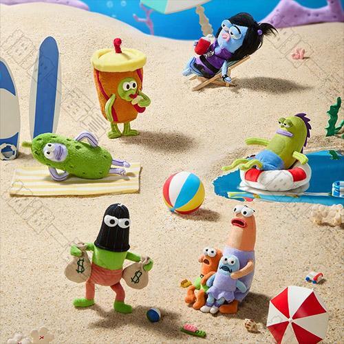 X11｜比奇堡居民的一天系列 毛絨盲盒(中盒6入)