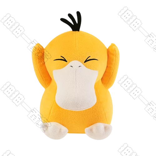 念力！煩惱消散系列 可達鴨 毛絨公仔