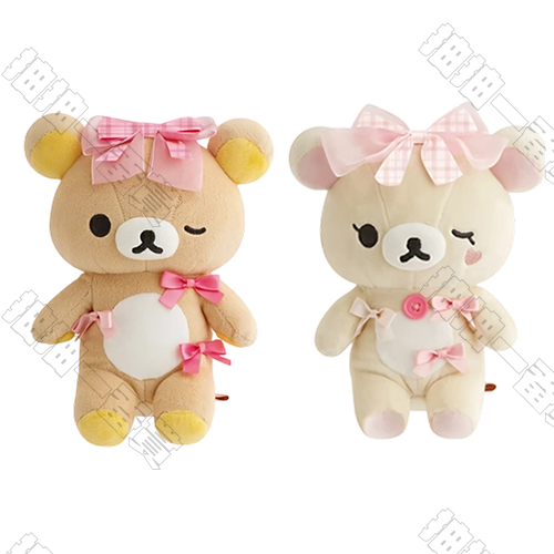 San-X｜拉拉熊 蝴蝶結系列 毛絨公仔(隨機出貨)