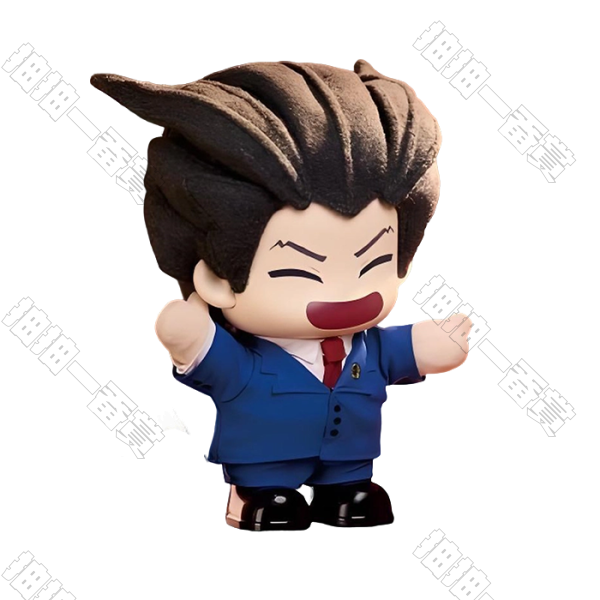 陸版  成步堂龍一 HAGU玩偶 不可回收