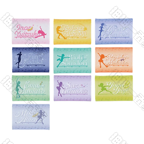 日版 角色名字+剪影 應援毛巾(隨機出貨)