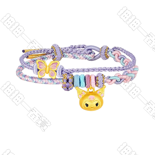 潮宏基｜夢想成真 庫洛米吊墜+蝴蝶串珠