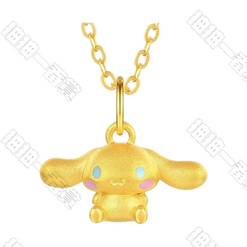 潮宏基｜大耳狗吊墜