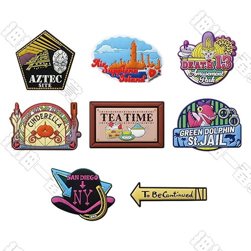 日版 旅行橡膠磁鐵(隨機出貨)