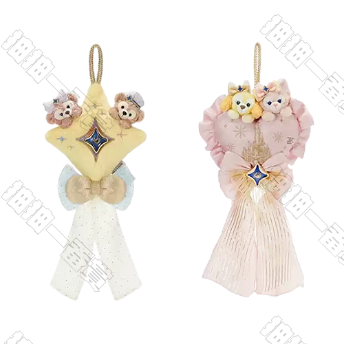 10歲生日慶典 達菲雪莉玫/可琦安玲娜貝兒發光掛飾(隨機出貨)