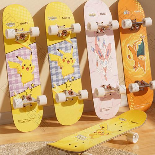 SWAY｜寶可夢聯名款 雙翹滑板(隨機出貨)