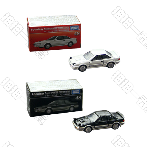 TOMICA｜No.48 豐田 AE92 汽車模型(隨機出貨)