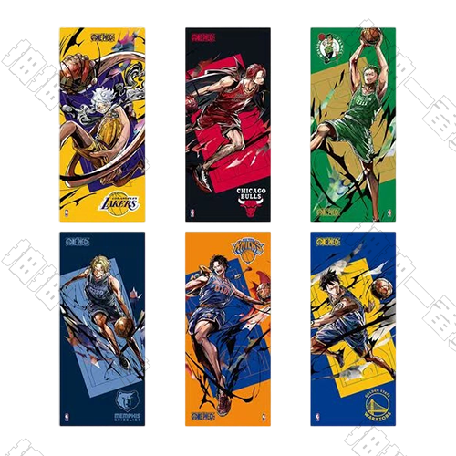 BANDAI｜航海王xNBA 運動毛巾 (隨機出貨)[26年6月發售]