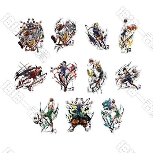 BANDAI｜航海王xNBA 人物貼紙周邊(隨機出貨)[26年6月發售]