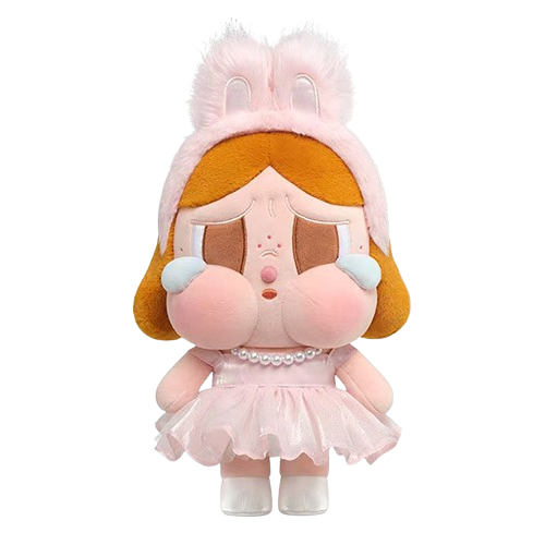 CRYBABY SHINY SHINY系列搪膠毛絨公仔 粉