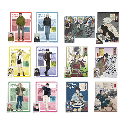 日版 A4 透明資料夾＆貼紙組(隨機出貨)