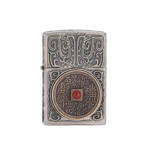 ZIPPO｜山鬼花錢 僅外殼無內膽