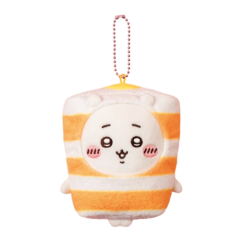 Chiikawa｜蛋黃千層糕吊飾公仔 吉伊卡哇