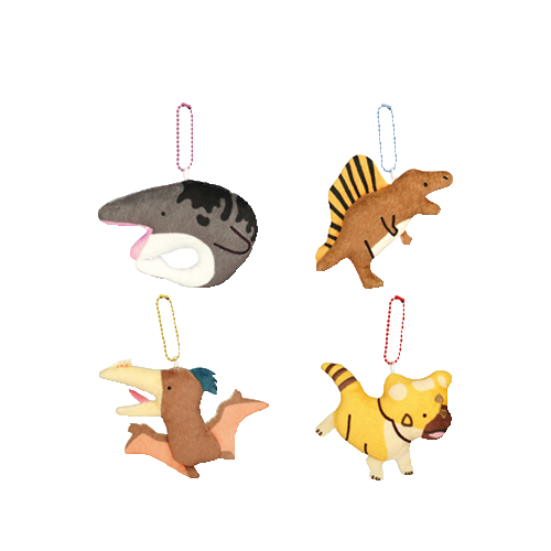 恐龍絨毛吊飾(隨機出貨)